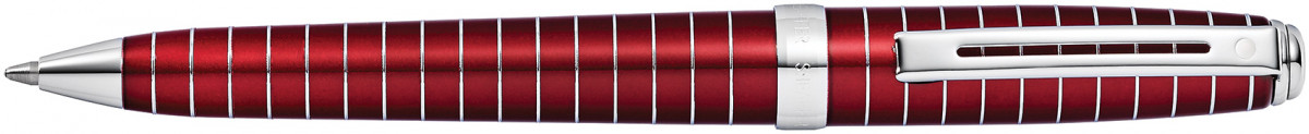 Sheaffer Prelude Ballpoint Pen - Merlot Red Chrome Rings