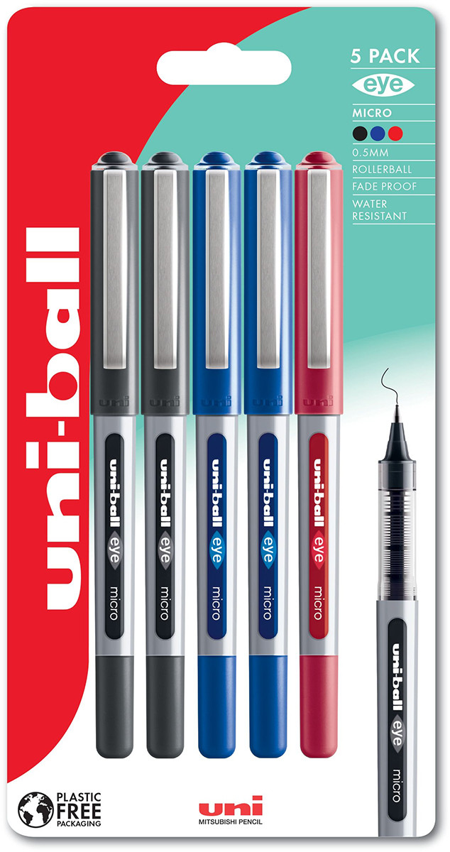 Uni-Ball Eye Micro UB-150 0.5 mm Rollerball Pen - Blue (One Pen)