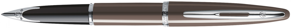 Waterman Carene Fountain Pen - Frosty Brown Chrome Trim