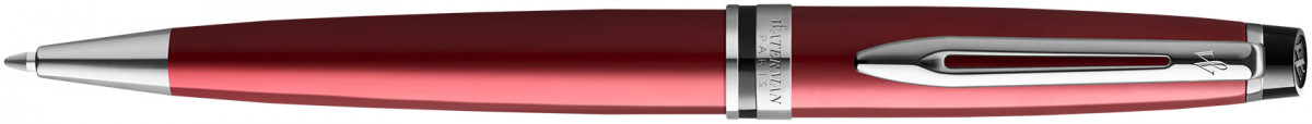 Waterman Expert Ballpoint Pen - Essential Dark Red Chrome Trim
