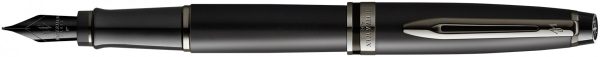 Waterman Expert Fountain Pen - Metallic Black Ruthenium Trim