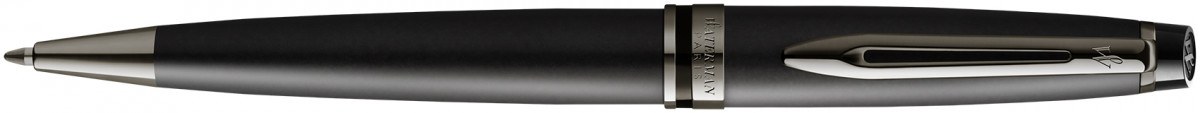 Waterman Expert Ballpoint Pen - Metallic Black Ruthenium Trim