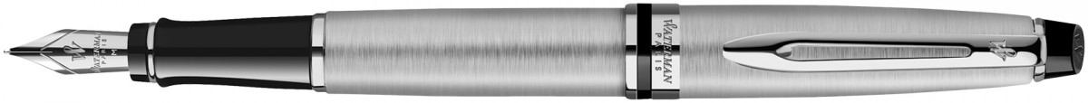 Waterman Expert Fountain Pen - Stainless Steel Chrome Trim