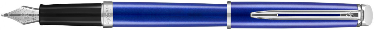Waterman Hemisphere Fountain Pen - Essential Bright Blue Chrome Trim