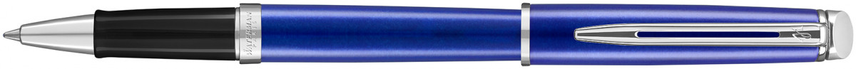 Waterman Hemisphere Rollerball Pen - Essential Bright Blue Chrome Trim