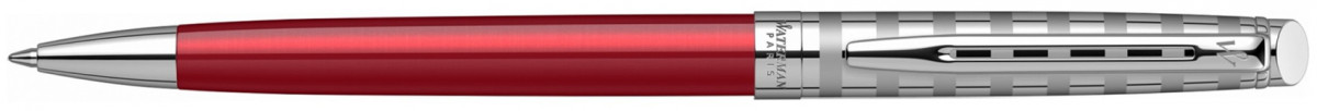 Waterman Hemisphere Ballpoint Pen - Red Club Chrome Trim
