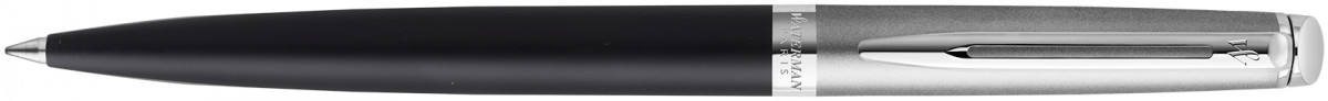 Waterman Hemisphere Essentials Ballpoint Pen - Matte Black & Sandblasted Steel
