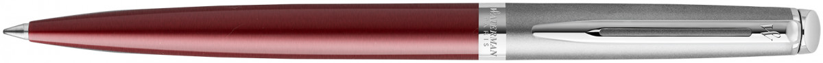 Waterman Hemisphere Essentials Ballpoint Pen - Matte Red & Sandblasted Steel