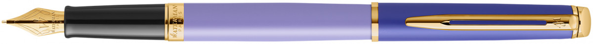 Waterman Hemisphere Fountain Pen - Colour Blocking Purple Gold Trim