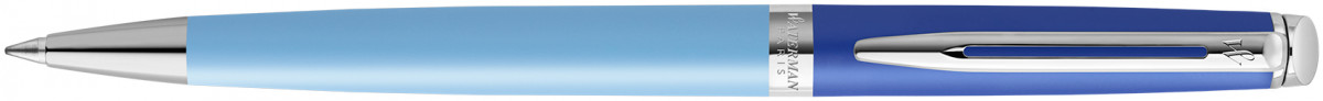 Waterman Hemisphere Ballpoint Pen - Colour Blocking Blue Chrome Trim