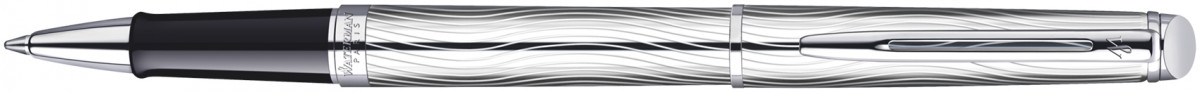 Waterman Hemisphere Rollerball Pen - Deluxe Metal Chrome Trim