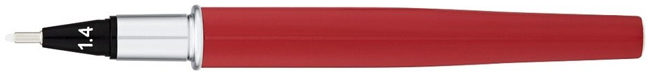 Yookers Yooth 751 Refillable Fineliner Pen - Imperial Red Chrome Trim