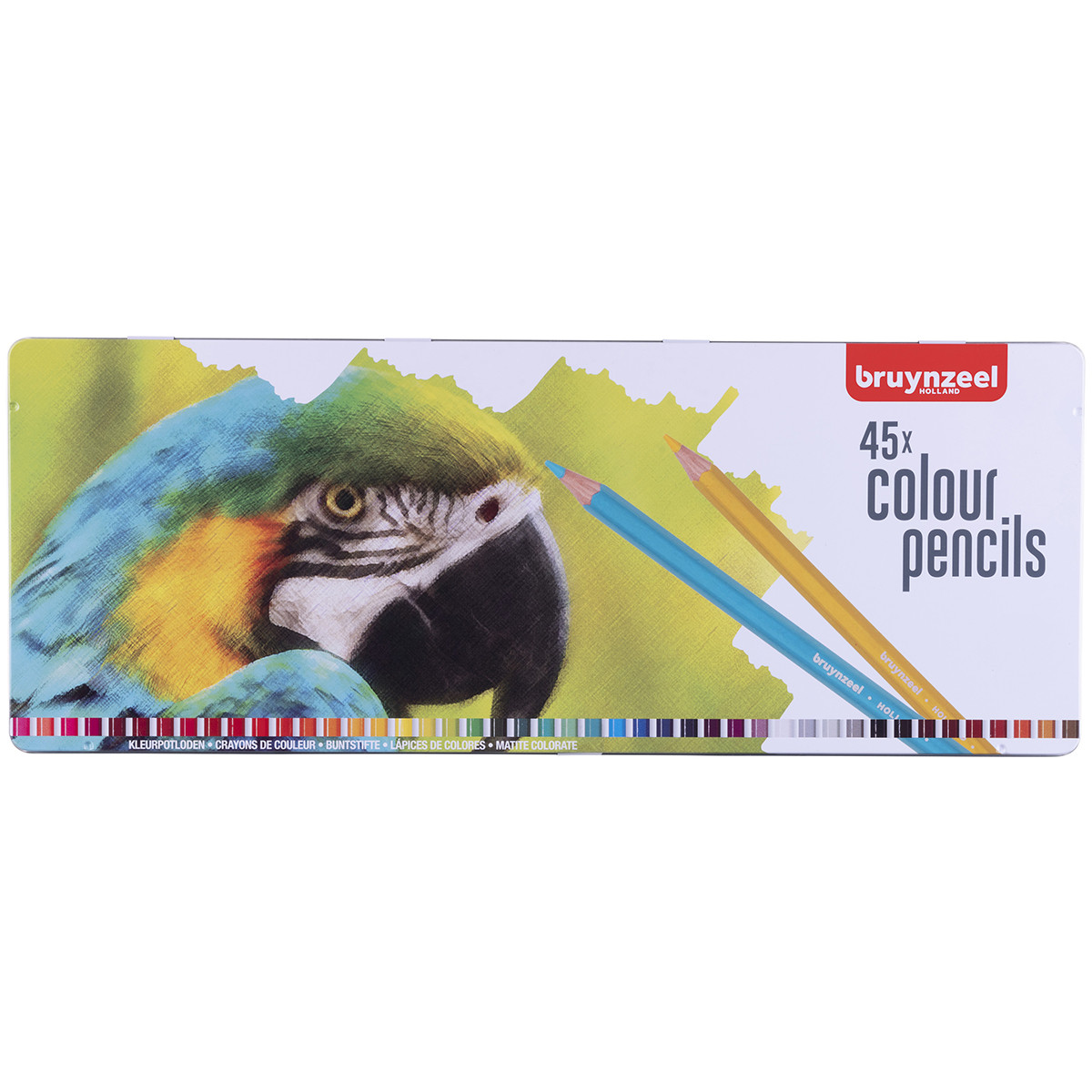 Bruynzeel Colouring Pencils - Parrot Set (Tin of 45)