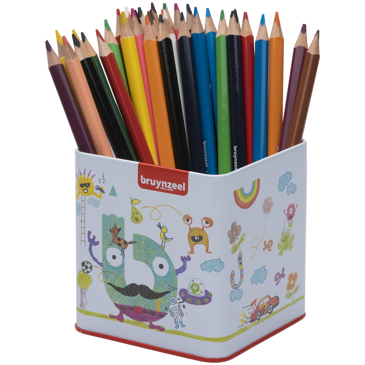 Bruynzeel Triple Colour Pencils - Assorted Colours (Pack of 48)