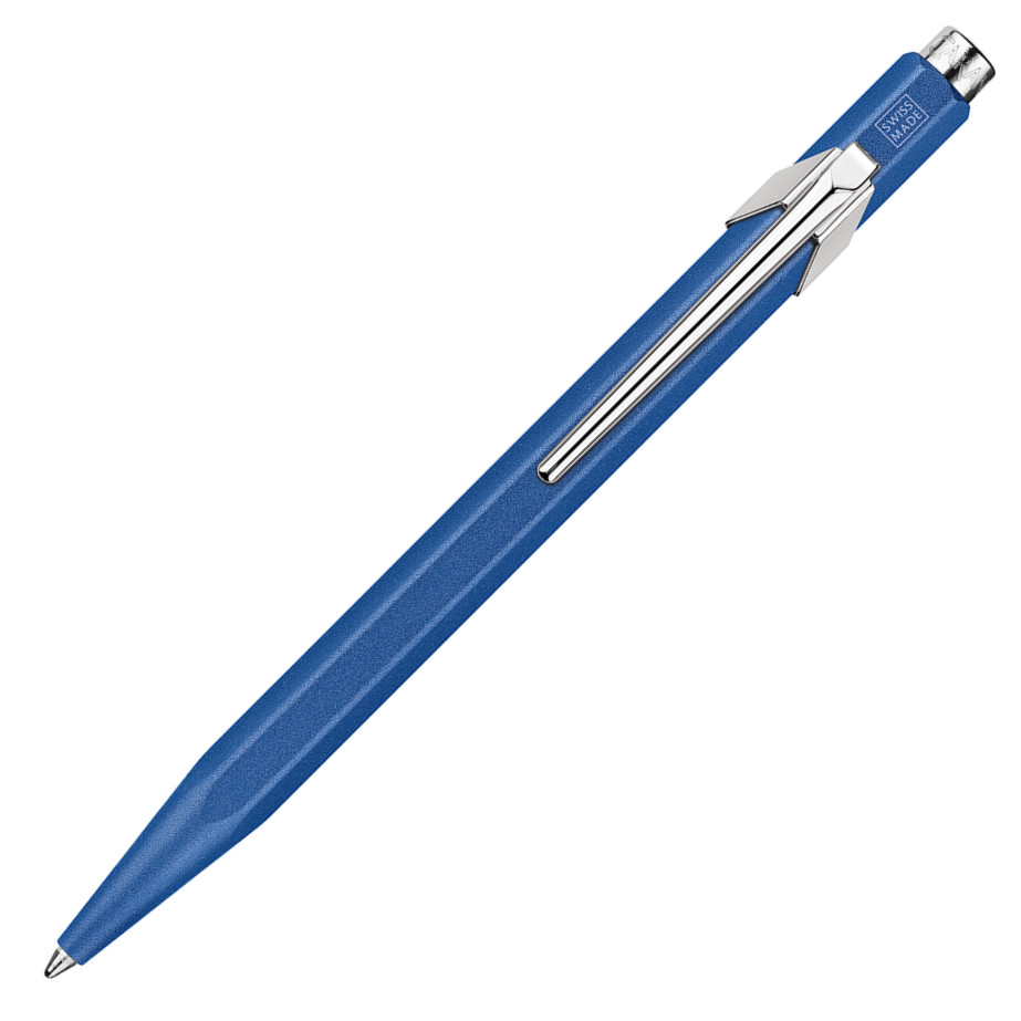 Caran d'Ache 849 ColorMat-X Ballpoint Pen - Blue