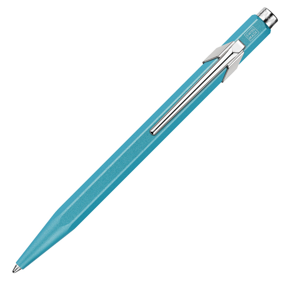 Caran d'Ache 849 ColorMat-X Ballpoint Pen - Turquoise