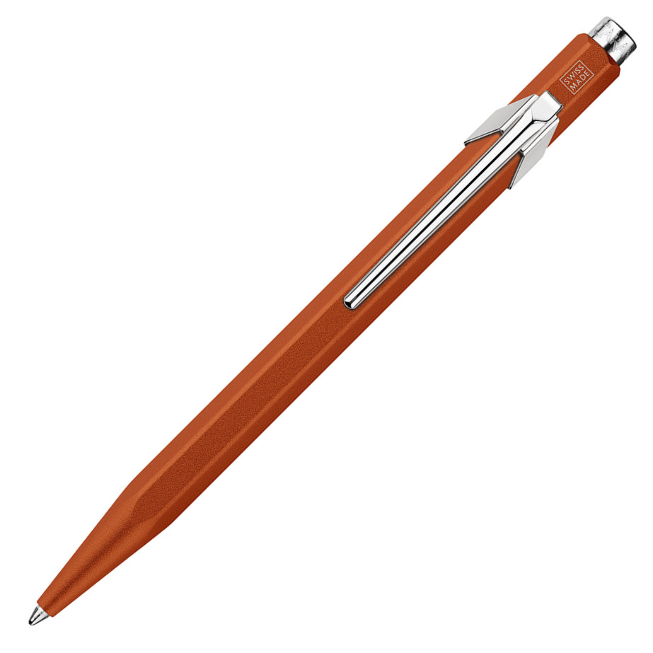 Caran d'Ache 849 ColorMat-X Ballpoint Pen - Orange