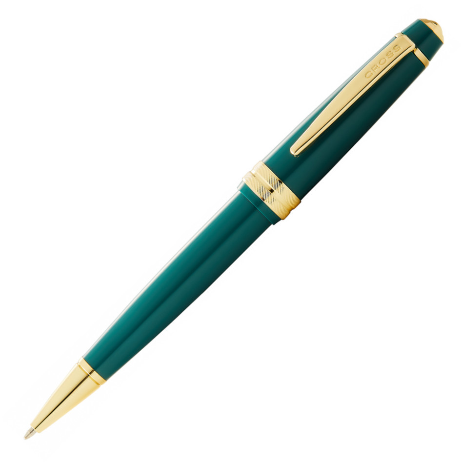 Cross Bailey Light Ballpoint Pen - Green Resin with Gold Plated Trim