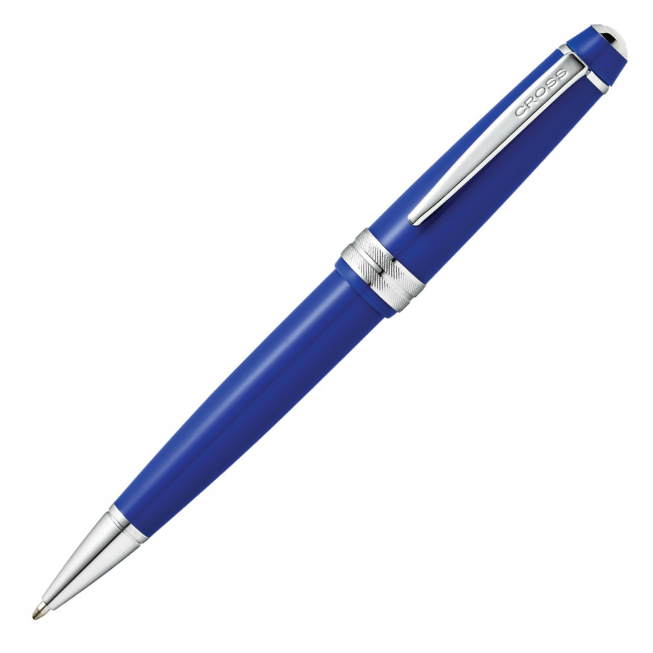 Cross Bailey Light Ballpoint Pen - Blue Chrome Trim