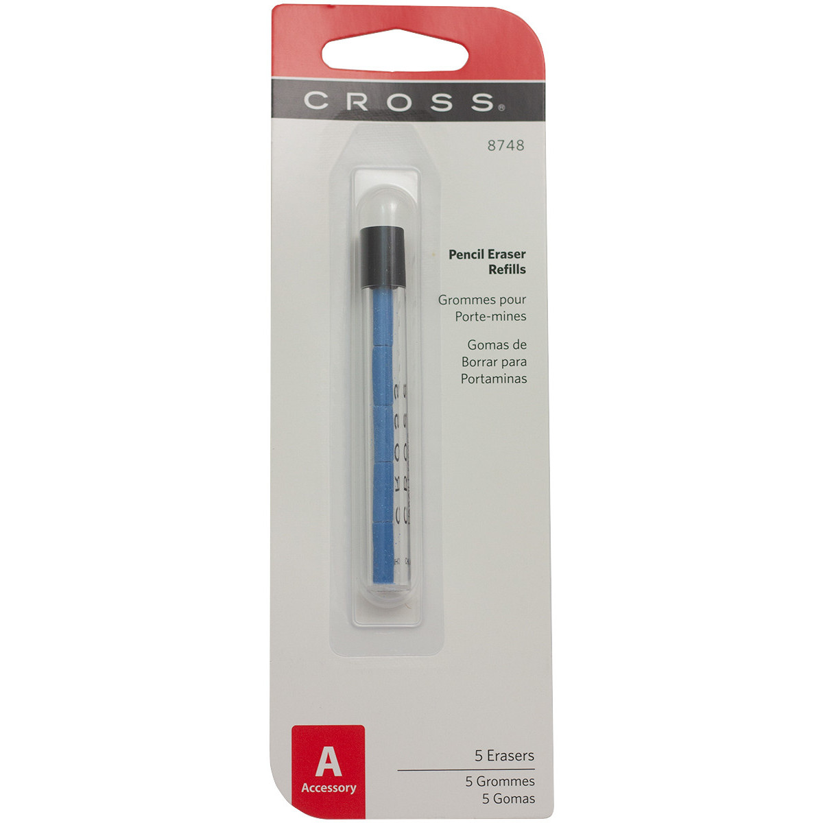 Cross Pencil Erasers - 0.7mm (Pack of 5)