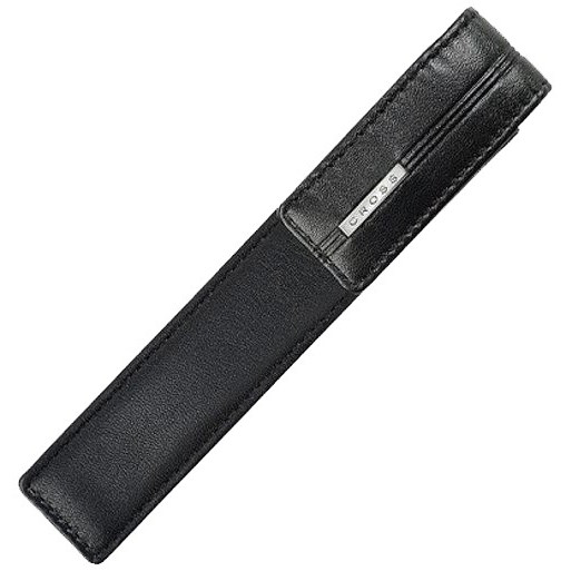 Cross Single Pen Pouch - Black Leather