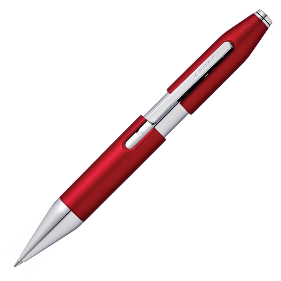 Cross X-Series Rollerball Pen - Crimson Red Chrome Trim