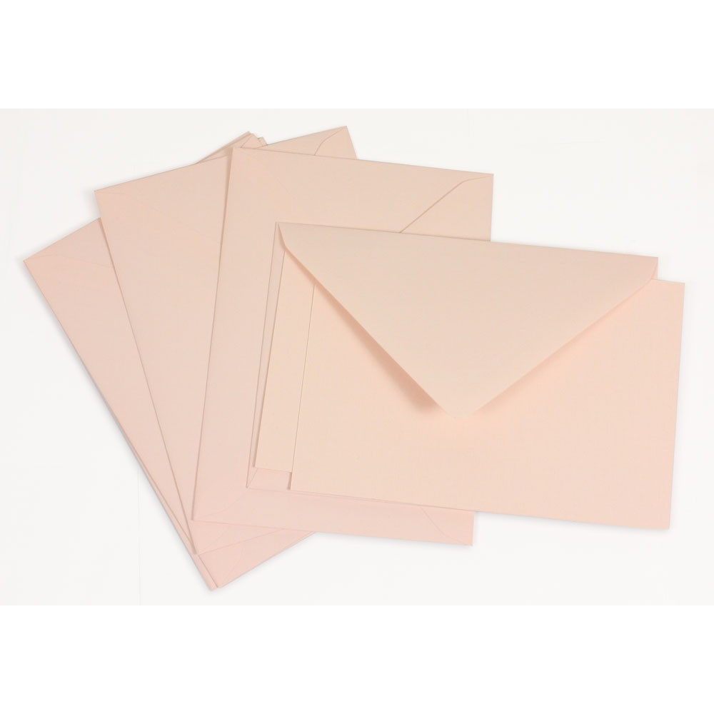 Crown Mill Classics C6 Set of 15 Cards and Envelopes - Pink