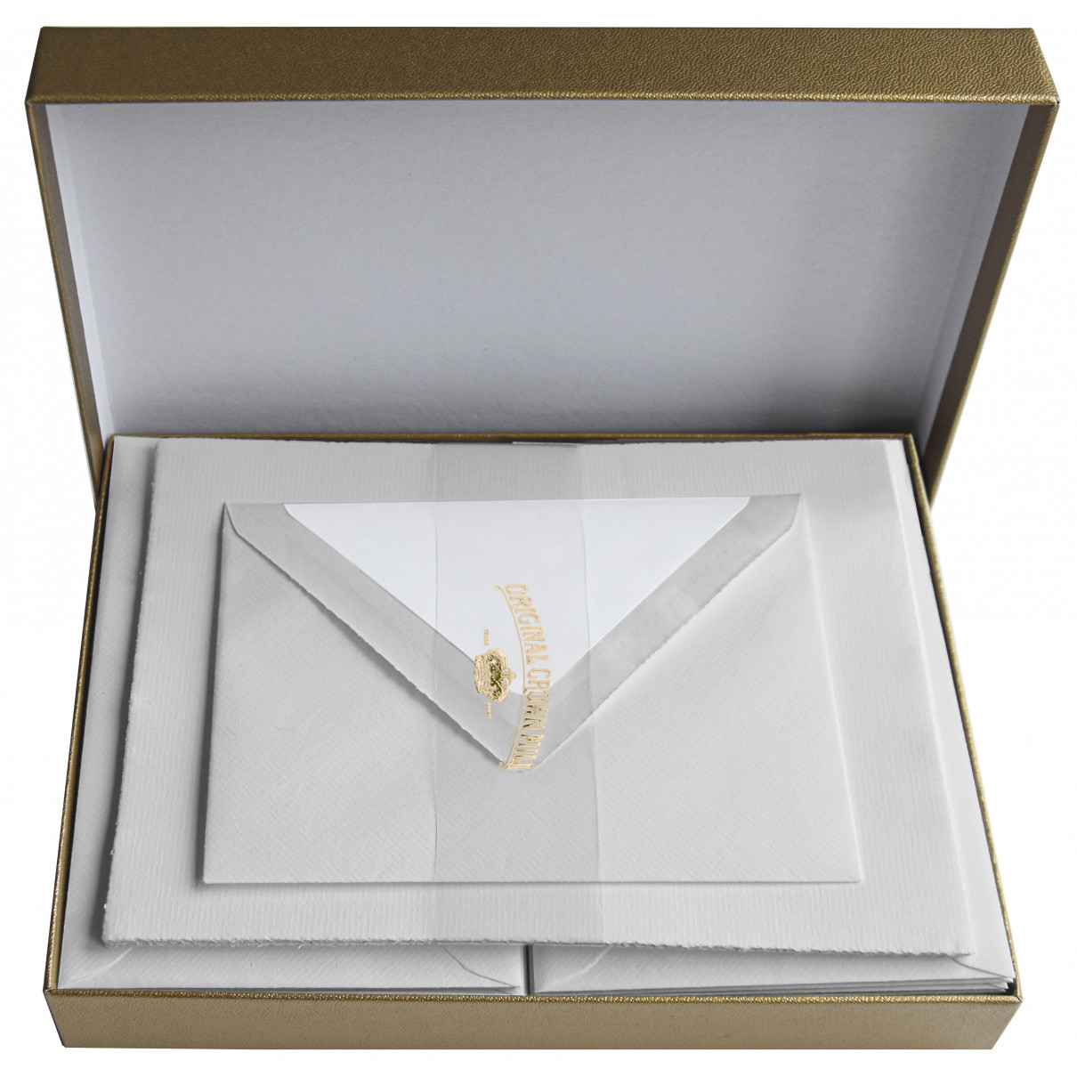 Crown Mill Golden Line C6 100gsm Set of 25 Sheets and Envelopes - Grey
