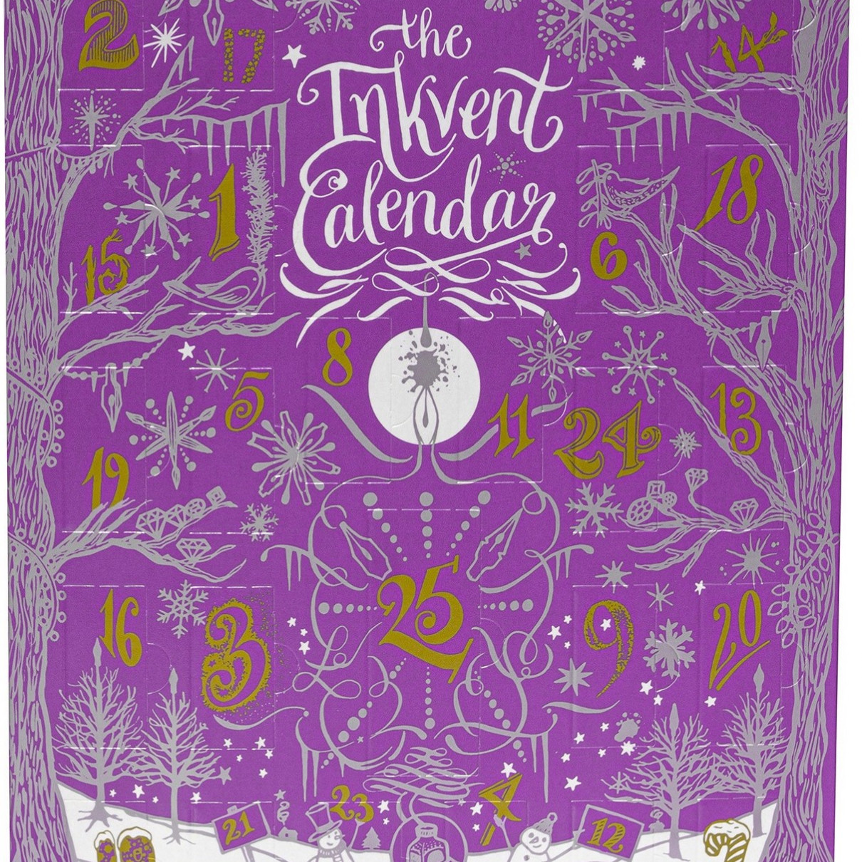 Diamine Inkvent Calendar - Festive Themed - Purple - 2023