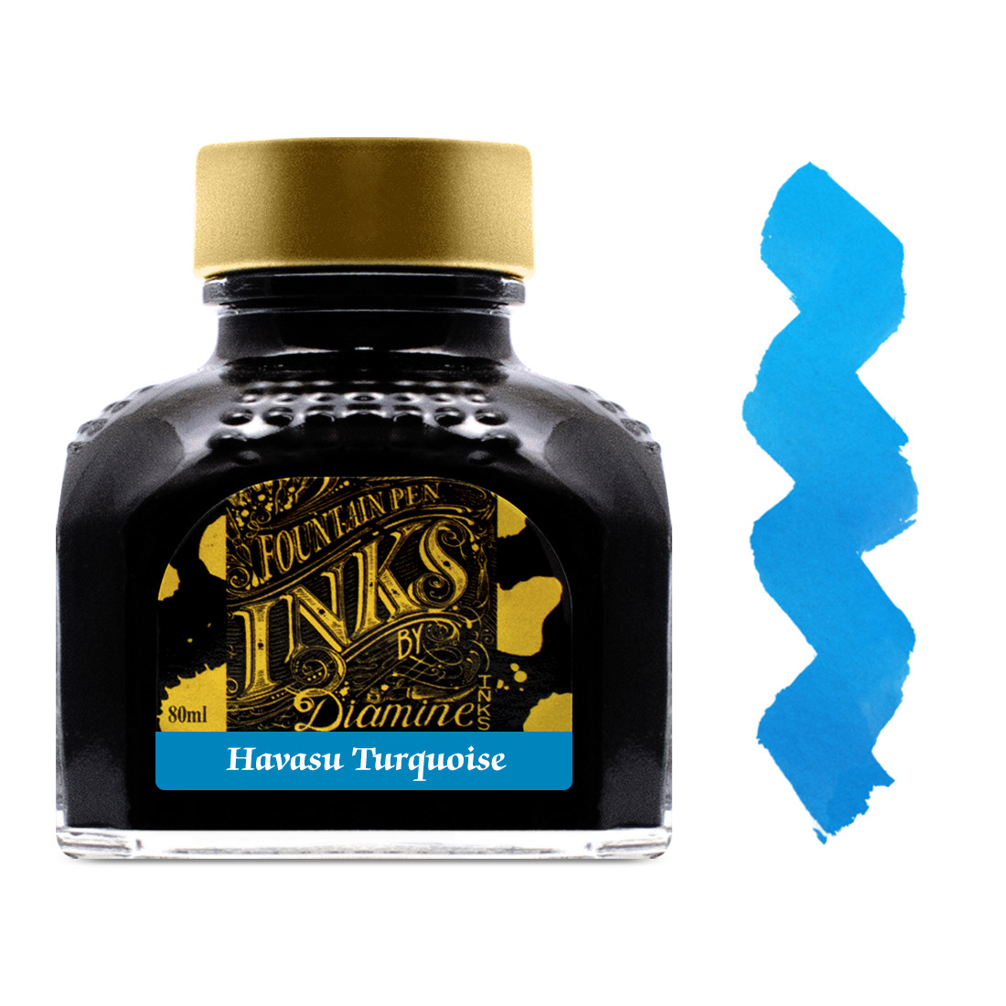 Diamine Ink Bottle 80ml - Havasu Turquoise