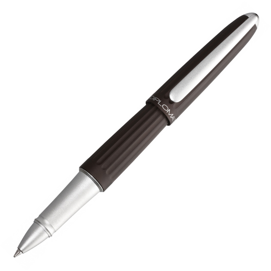 Diplomat Aero Rollerball Pen - Metallic Brown