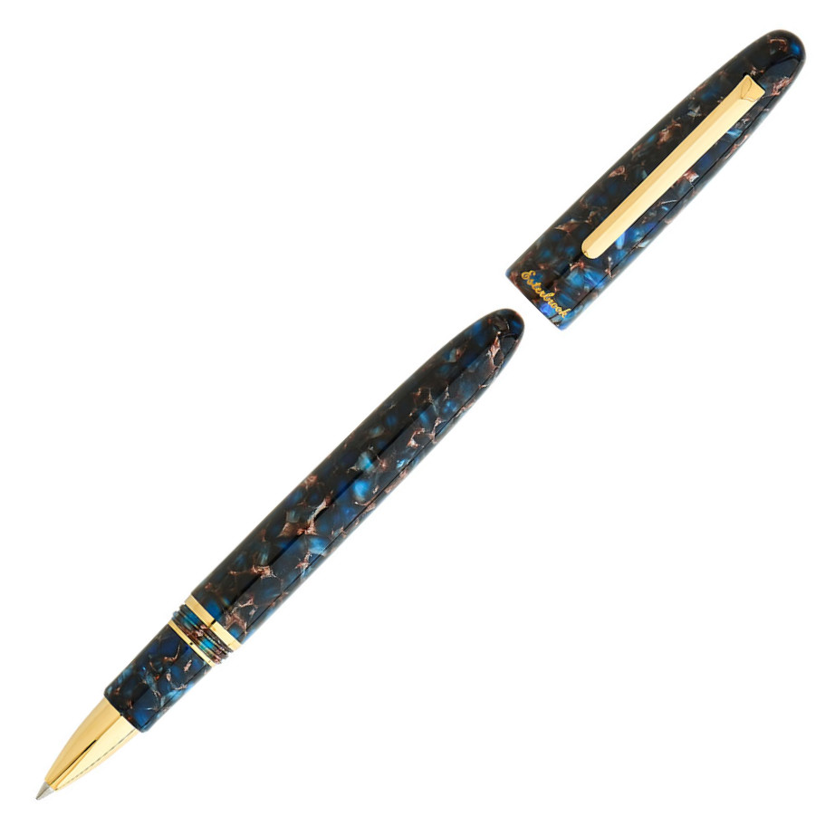 Esterbrook Estie Rollerball Pen - Nouveau Bleu Gold Trim