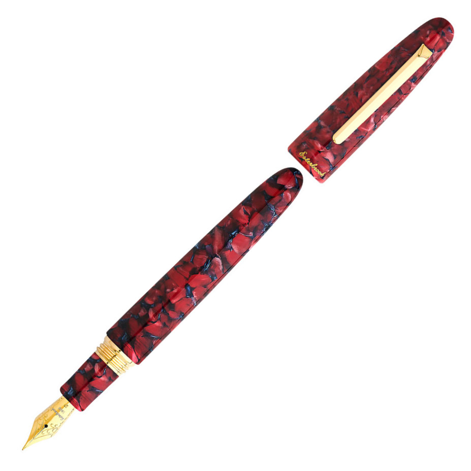 Esterbrook Estie Oversize Fountain Pen - Scarlet Gold Trim