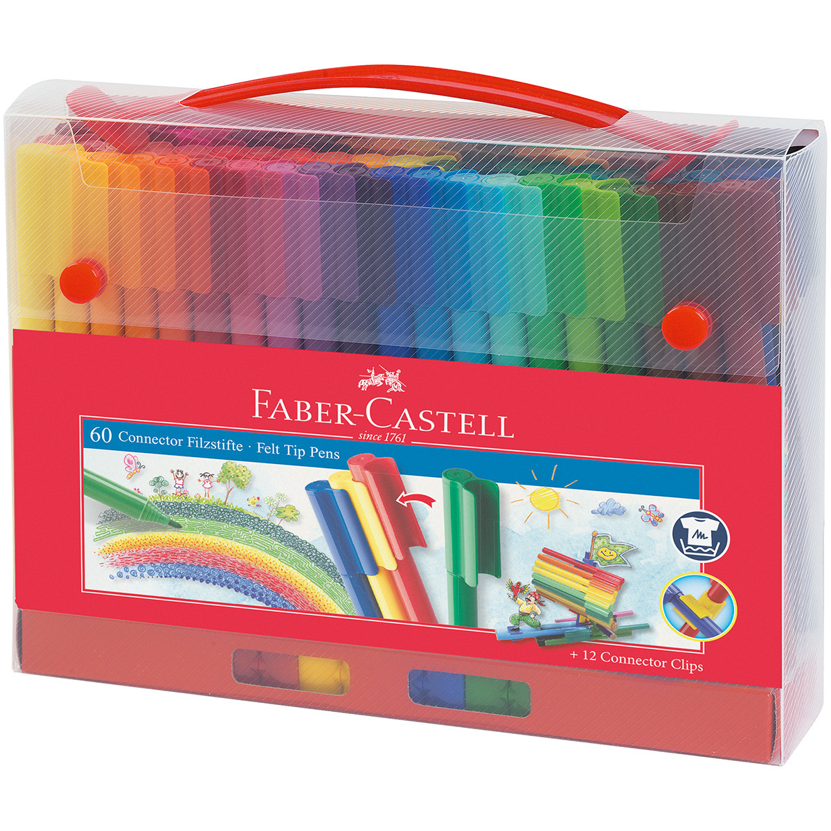 Faber-Castell Connector sketch pens ( Pack of 25 Pens.)