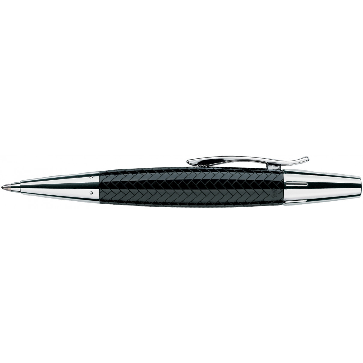 Faber-Castell e-motion Ballpoint Pen - Parquet Black