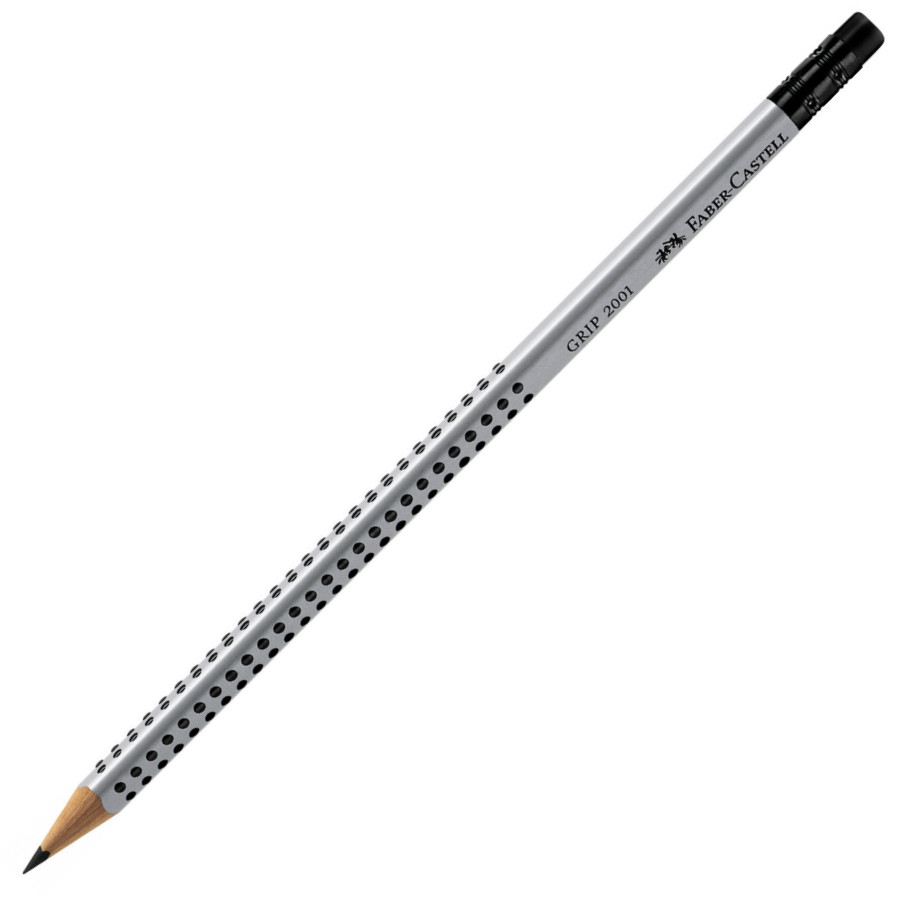 Faber-Castell Grip 2001 Pencil with Eraser Tip