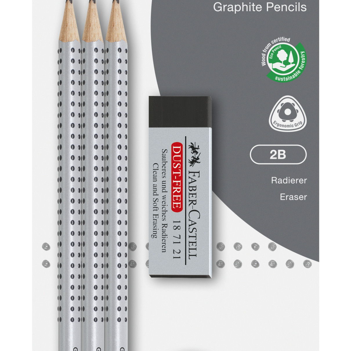 Faber-Castell Grip 2001 Pencil Set - Exam