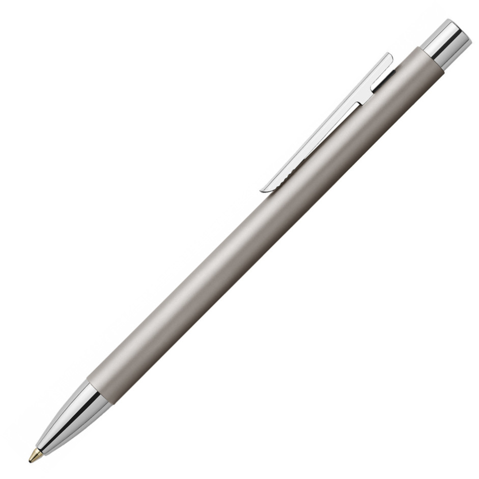 Faber-Castell Neo Slim Ballpoint Pen - Matte Stainless Steel