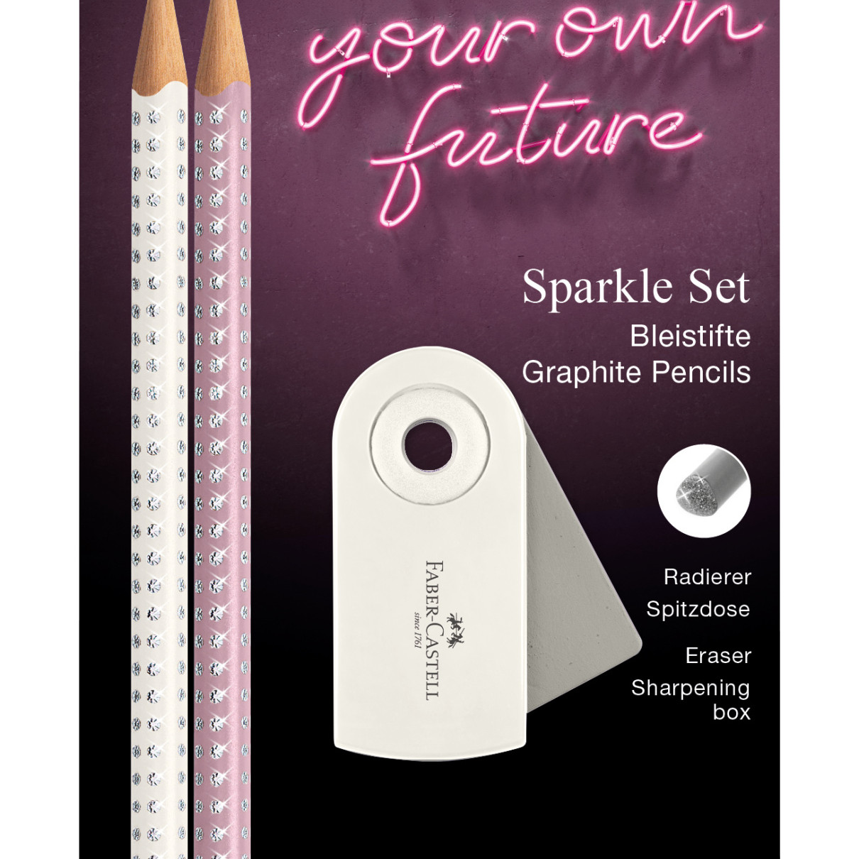 Faber-Castell Sparkle Pencil Set - Coconut Milk