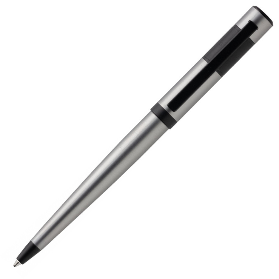 Hugo Boss Ribbon Ballpoint Pen - Matte Chrome