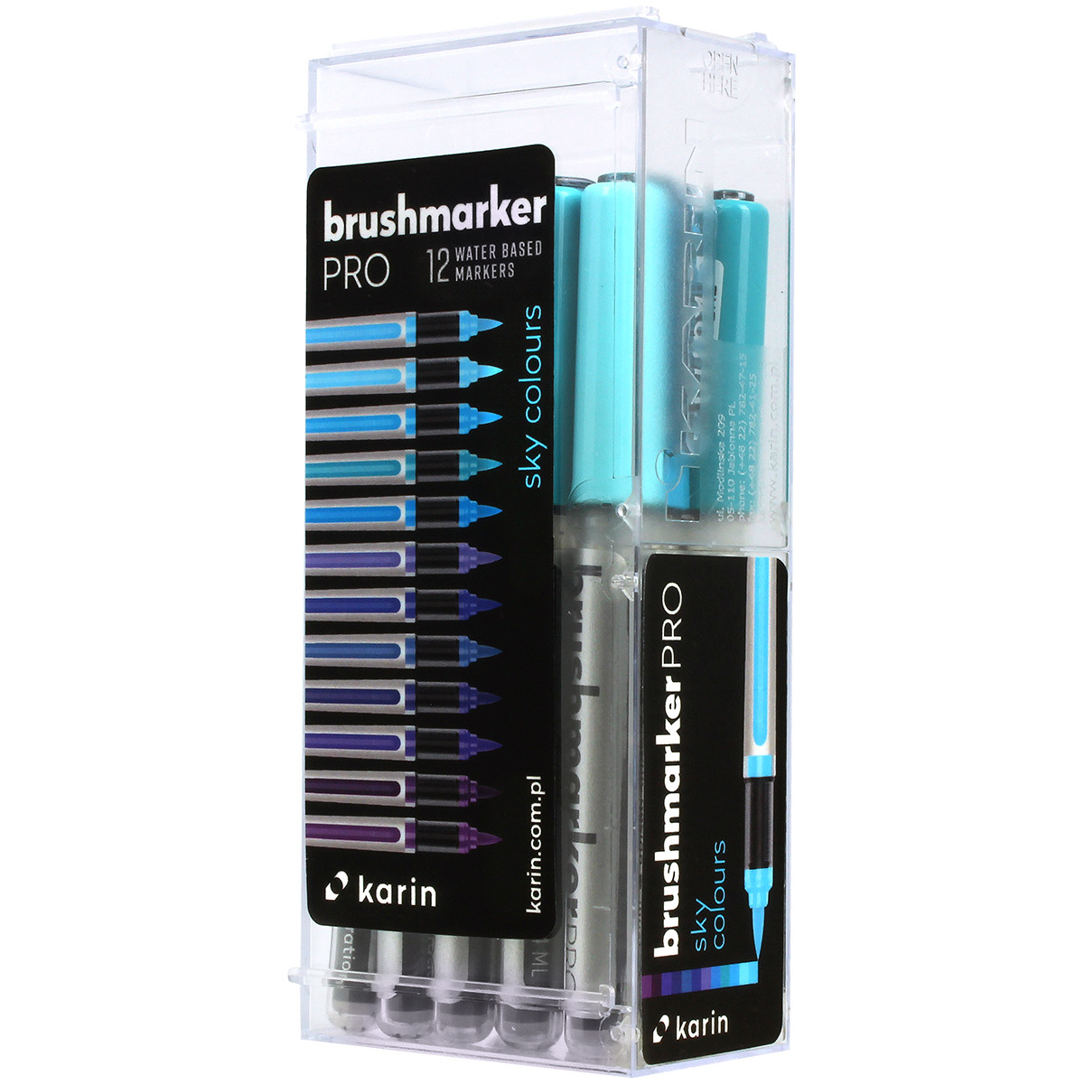 Karin Brushmarker PRO Set - Sky Colours (Pack of 12), KAR27C2