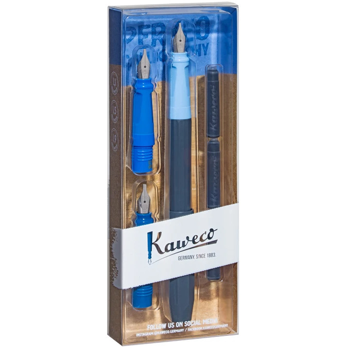 Kaweco Perkeo Calligraphy Set - Blue