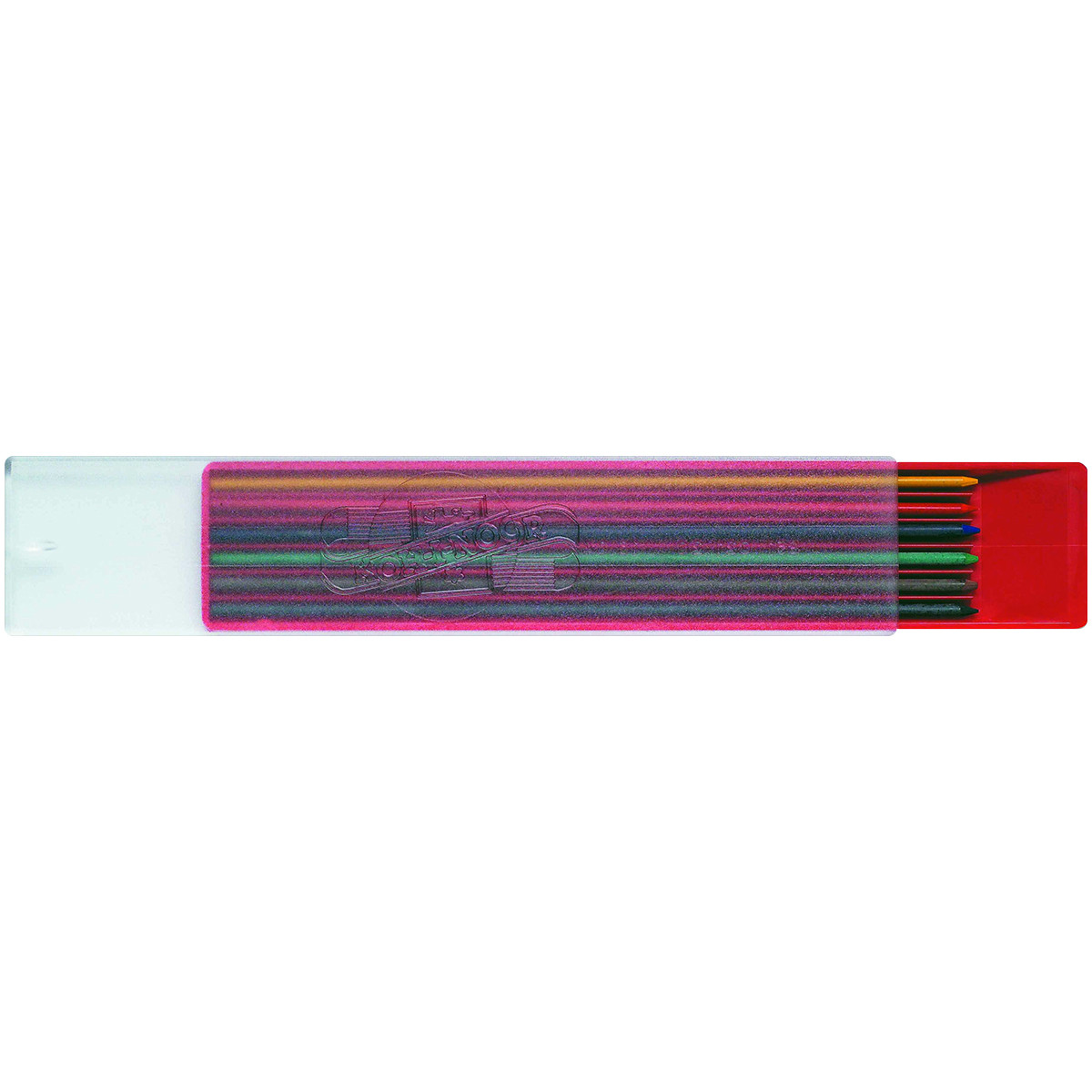 Koh-I-Noor 4301 Coloured Leads - 2.0mm x 120mm - Assorted Colours (Pack of 6)