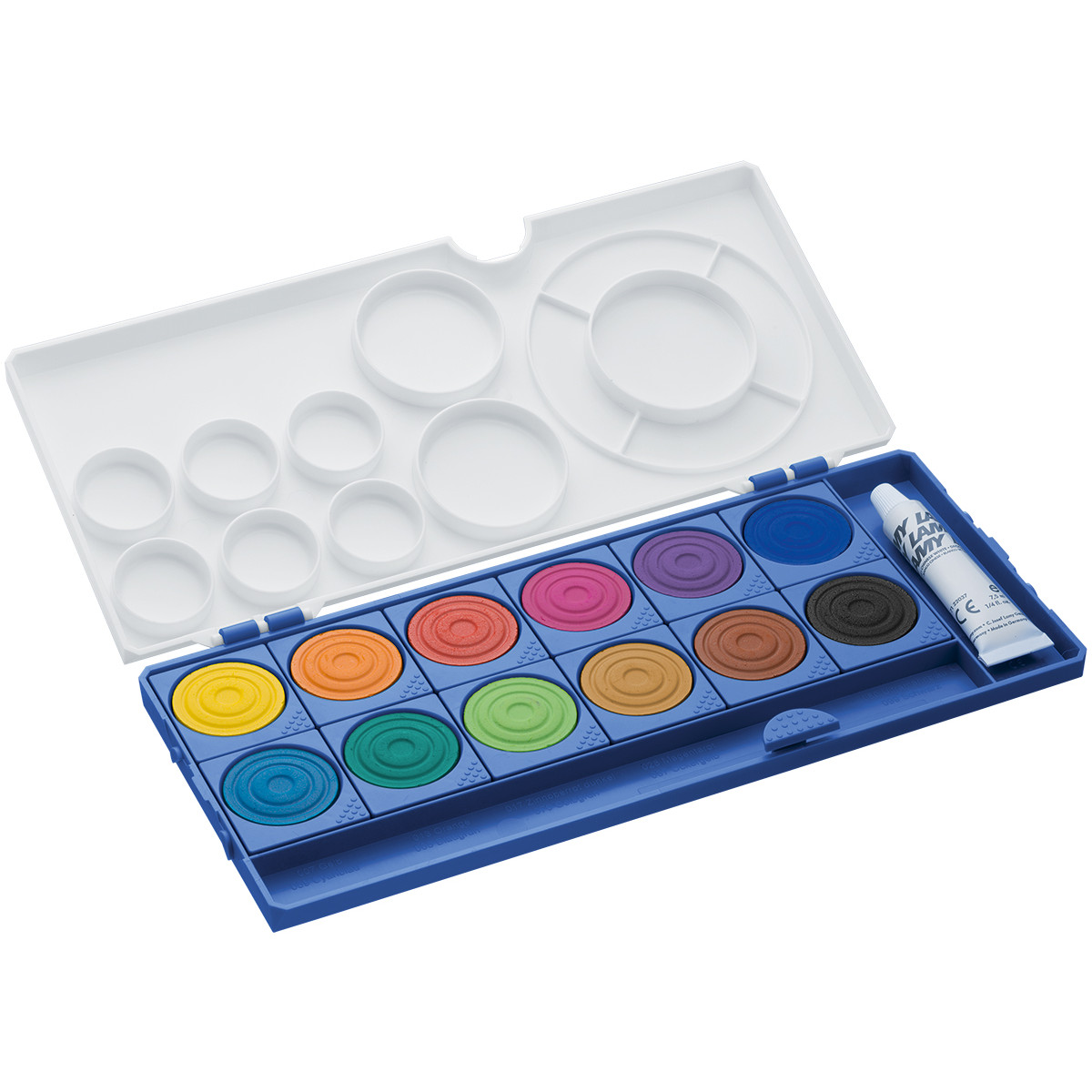 Lamy Aquaplus Blue Paint Box - Assorted Colours (Set of 12)
