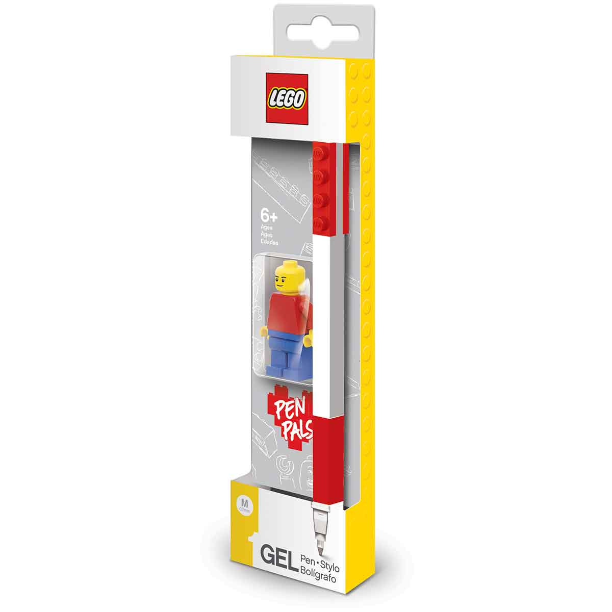 Lego 2.0 Minifigure & Gel Pen Set - Red