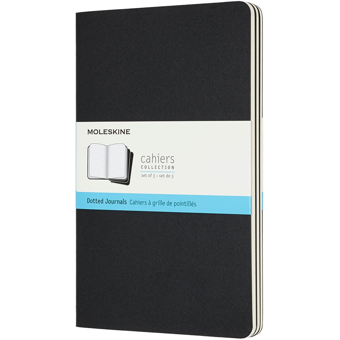 Moleskine Cahier Large Journal - Dotted - Set of 3 - Assorted