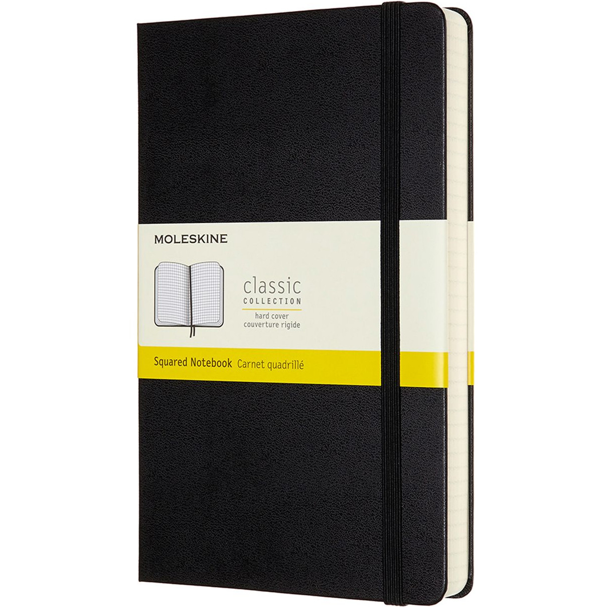 Moleskine Classic Hardback Large Expanded Notebook - Squared - Black