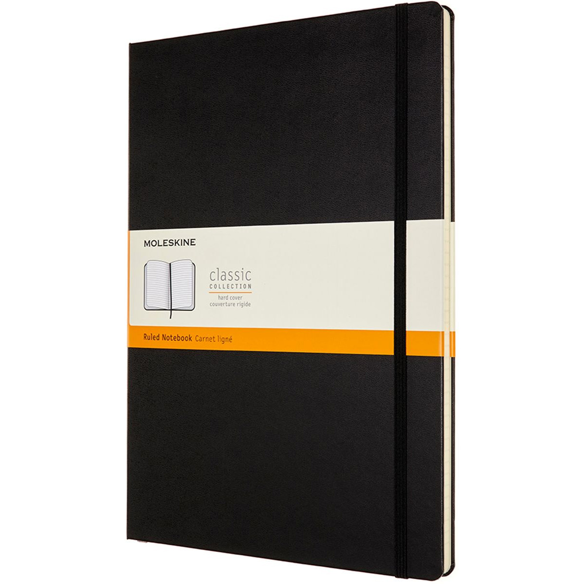 Moleskine Classic Hardback A4 Notebook - Ruled - Black