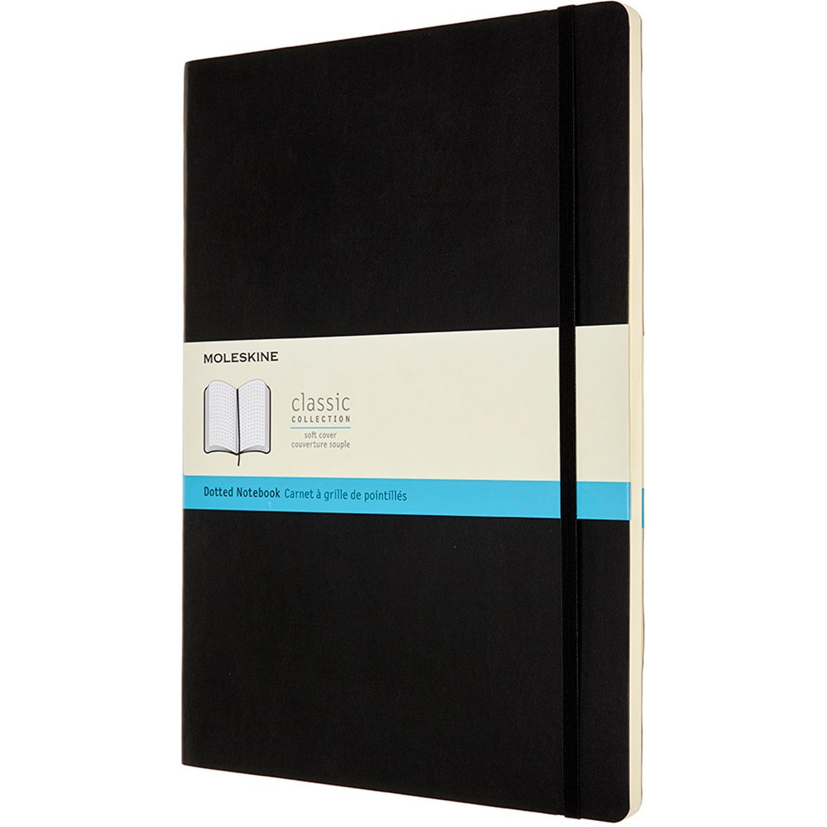 Moleskine Classic Soft Cover A4 Notebook - Dotted - Black, QP644