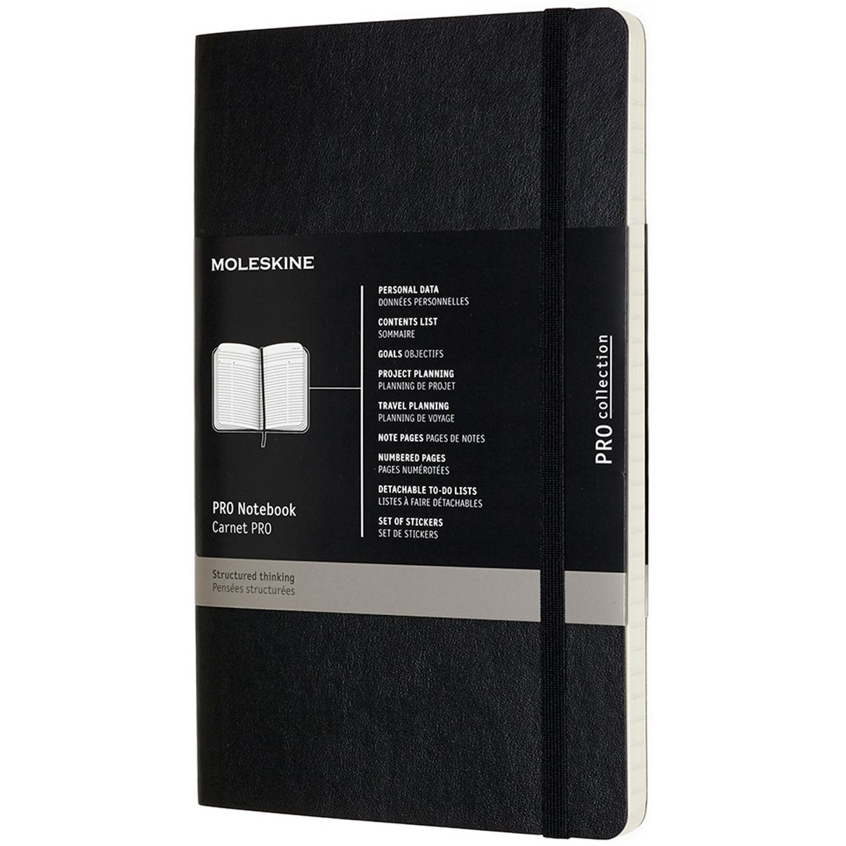 Moleskine Pro Soft Cover Large Notebook - Assorted